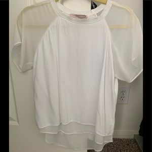 Forever 21 open back top off white size S
